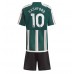 Manchester United Marcus Rashford #10 Babykleding Uitshirt Kinderen 2023-24 Korte Mouwen (+ korte broeken)
